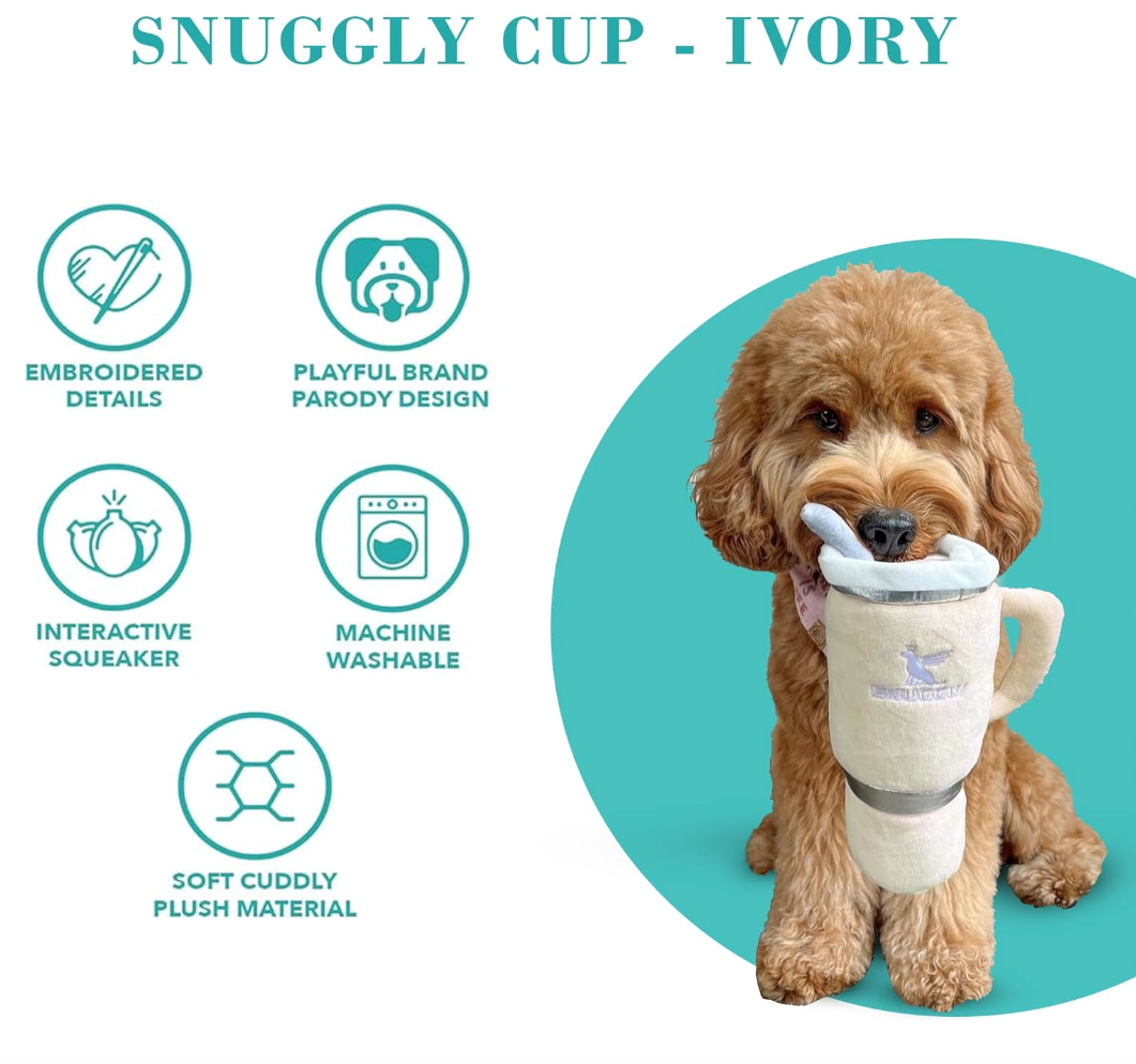 Snuggly Cup - Ivory - Interactive Plush Toy