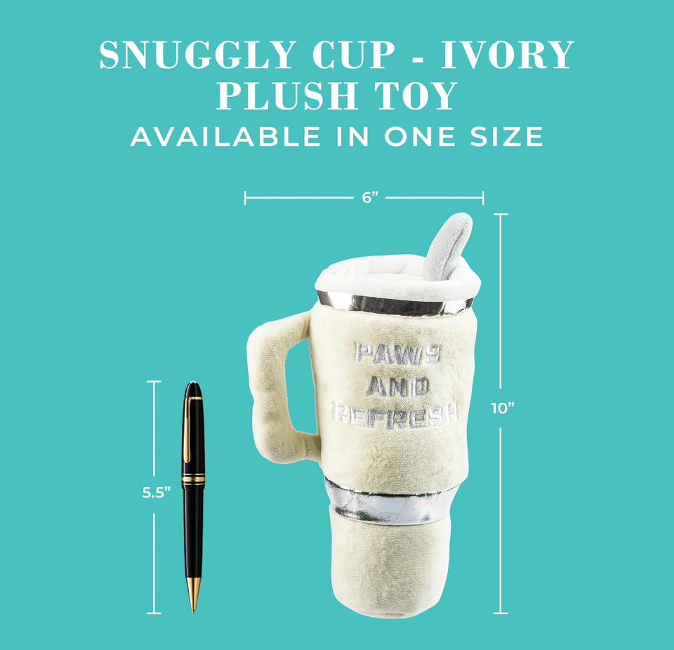 Snuggly Cup - Ivory - Interactive Plush Toy